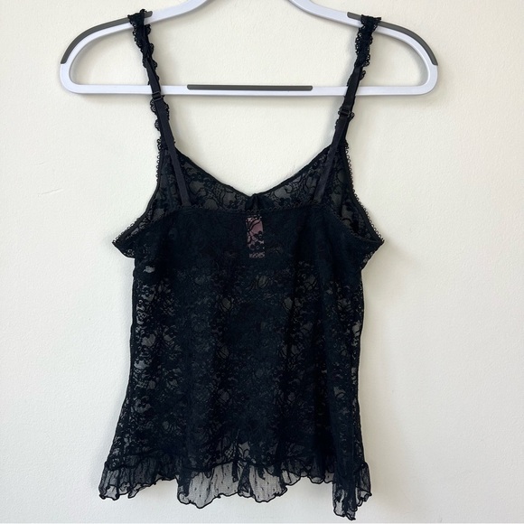 Sophie b. Black Lace Bow Tank Top - Picture 5 of 7